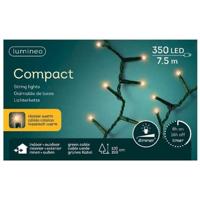 Lumineo Compact Kerstverlichting Binnen/Buiten 7.5M Groen 350 LEDs Klassiek Warm Dimmer Timer - thumbnail