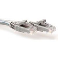 ACT Grijze 7 meter U/UTP CAT6A patchkabel snagless met RJ45 connectoren