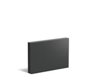 Aluminium muur 150x15x100cm.