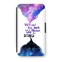 Stars quote: iPhone XS Flip Hoesje