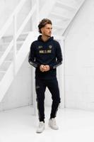Malelions Sport Warming-Up Trainingspak Heren Donkerblauw - Maat XS - Kleur: Donkerblauw | Soccerfanshop