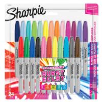 Viltstift Sharpie rond Color Burst Eclat fijn assorti blister à 24st