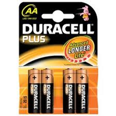 Batterij Durac.penlite 1.5v AA lr6(4)blist.
