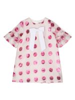 Hucklebones London robe à pois - Rose