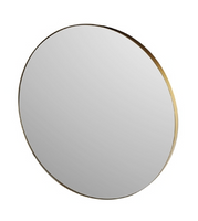 Plieger Golden Round ronde spiegel 100cm goud