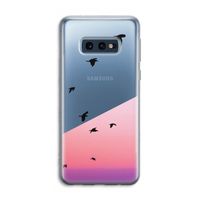 Fly away: Samsung Galaxy S10e Transparant Hoesje
