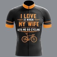 Voor heren Wielrenshirt Korte mouw Fietsen Shirt Kleding Bovenlichaam met 3 achterzakken Bergracen Wegwielrennen Ademend Sneldrogend Vochtregelerend Zacht Zwart Wit Geel Grafisch Polyester Sport Lightinthebox