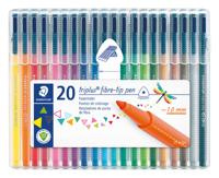 Kleurstift staedtler 323 triplus color 20 st ass