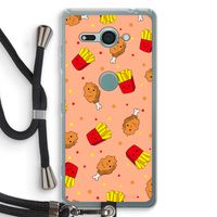 Chicken 'n Fries: Sony Xperia XZ2 Compact Transparant Hoesje met koord