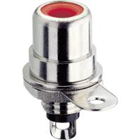 Lumberg BTO 1-RD Cinch-connector Bus, inbouw verticaal Aantal polen: 2 Rood 1 stuk(s)