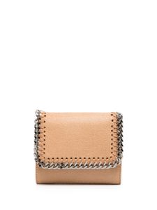 Stella McCartney petit portefeuille Falabella à design pliant - Tons neutres