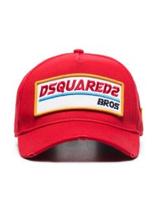 DSQUARED2 casquette Bros à patch logo - Rouge