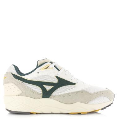 Mizuno Mizuno - Contender sneakers wit/groen Wit Suede Lage sneakers Unisex