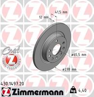 Remschijf COAT Z 430149720