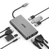 Acer HP.DSCAB.002 laptop dock & poortreplicator USB 3.2 Gen 1 (3.1 Gen 1) Type-C Zilver