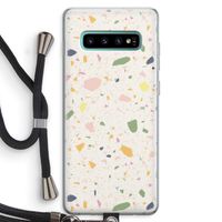 Terrazzo N°21: Samsung Galaxy S10 Plus Transparant Hoesje met koord Terrazzo N°21: Samsung Galaxy S10 Plus Transparant Hoesje met koord