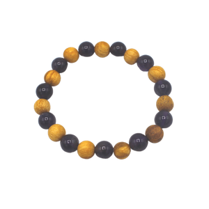 Edelsteen Armband - Palo Santo & Amethist