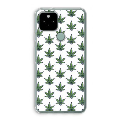 Weed: Google Pixel 5 Transparant Hoesje