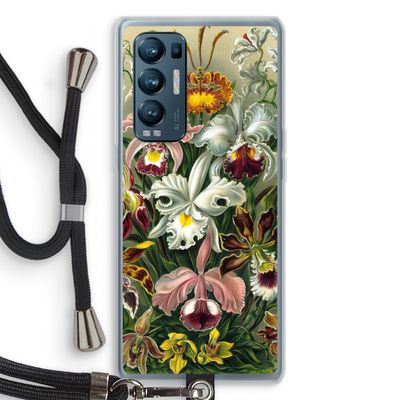 Haeckel Orchidae: Oppo Find X3 Neo Transparant Hoesje met koord
