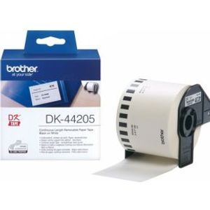 Brother Verwijderbare witte papiertape 62 mm