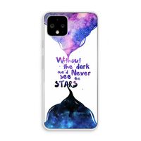 Stars quote: Pixel 4 Transparant Hoesje