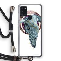 Golden Falcon: Samsung Galaxy A21s Transparant Hoesje met koord