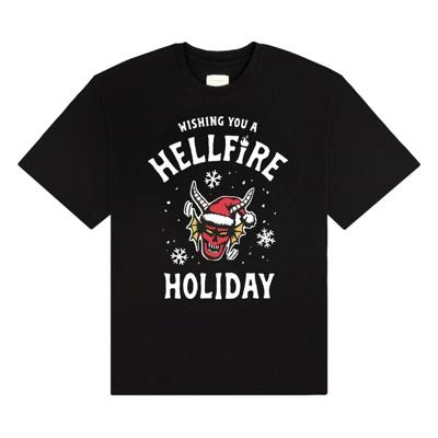 Stranger Things T-Shirt Wishing You A Hellfire Holiday Size XXL