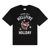 Stranger Things T-Shirt Wishing You A Hellfire Holiday Size XXL