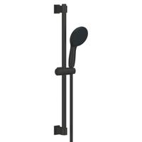 GROHE Vitalio Start 110 Glijstangset - 60cm - ronde handdouche - 2 straalsoorten - gladde doucheslang - mat zwart 279482431