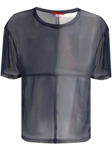 Eckhaus Latta t-shirt Prom à effet de transparence - Bleu