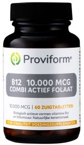 Proviform Vitamine B12 10000 Mcg Combi Zuigtabletten