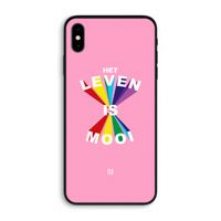 Het Leven Is Mooi: iPhone XS Max Biologisch afbreekbaar hoesje