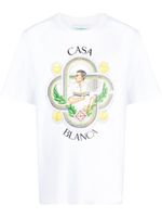 Casablanca t-shirt Le Joueur en coton biologique