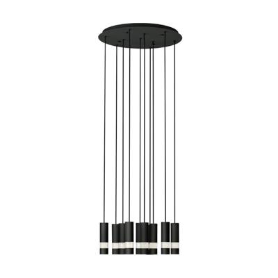 Stars of Light Ronde hanglampBernabeta zwart 10-lichts - 39708