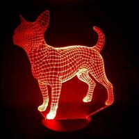 3D LED LAMP - HOND CHIHUAHUA