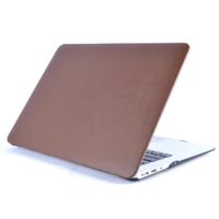 Laptop PU lederen plakken geval voor MacBook Air 13 3 inch A1466 (2012-2017)/A1369 (2010-2012) (bruin)