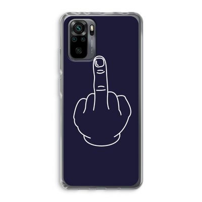 F**k U: Xiaomi Redmi Note 10 Pro Transparant Hoesje