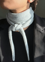 Neo Noir Sjaaltje Misty Knit | Antracit Melange