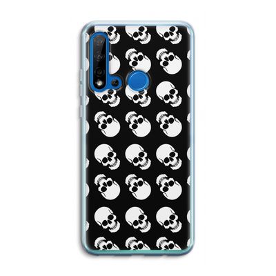 Musketon Skulls: Huawei P20 Lite (2019) Transparant Hoesje