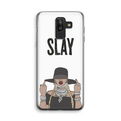 Slay All Day: Samsung Galaxy J8 (2018) Transparant Hoesje