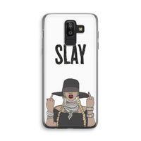 Slay All Day: Samsung Galaxy J8 (2018) Transparant Hoesje