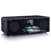 DAB+/FM radio met CD speler en Bluetooth® Lenco Zwart - thumbnail