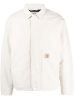 Carhartt WIP logo-patch organic cotton shirt jacket - Tons neutres - thumbnail