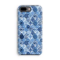 Blauw motief: iPhone 8 Plus Tough Case