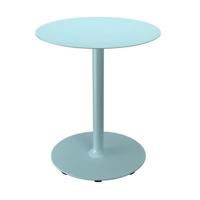 Houe Pico tuintafel Ø64 cm Ice Blue rond onderstel