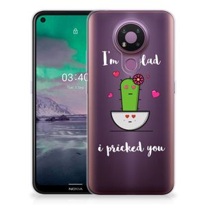 Nokia 3.4 Telefoonhoesje met Naam Cactus Glad