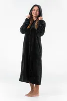 Gaubert lange fleece badjas met rits - Warme winter ochtendjas - Badjassen dames - Copy - Copy - Copy