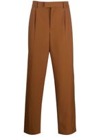 VTMNTS pantalon de costume à pinces - Marron