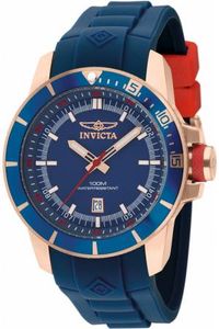 Horlogeband Invicta 10736.01 Rubber Blauw
