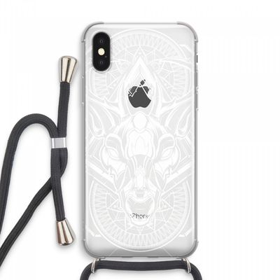 Oh Deer: iPhone XS Max Transparant Hoesje met koord